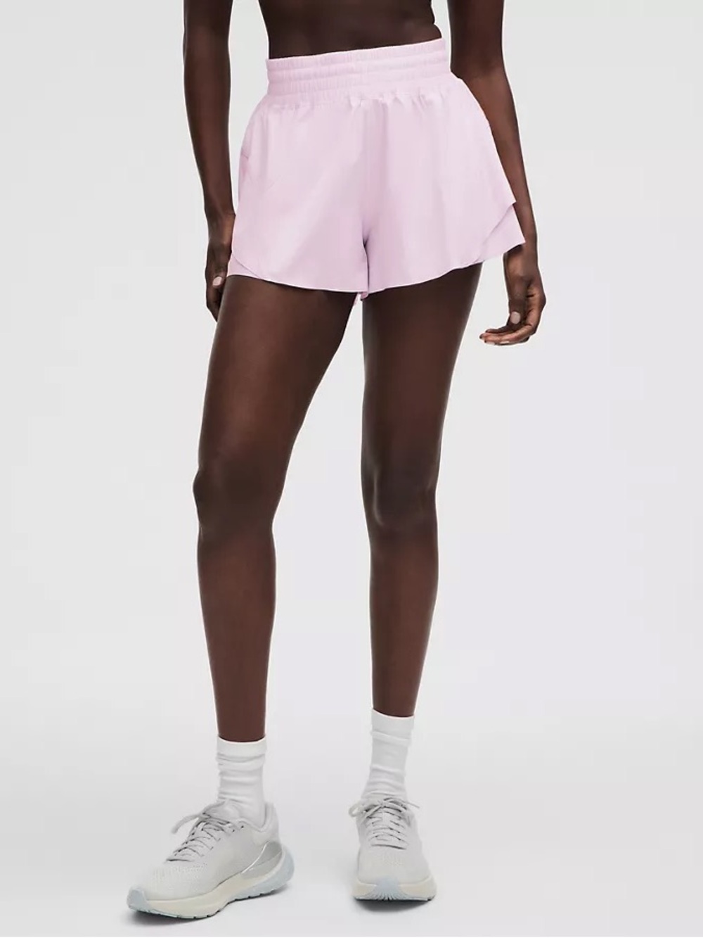 lululemon Shake it out high rise running short | 2.5 inseam |Organza Pink| small